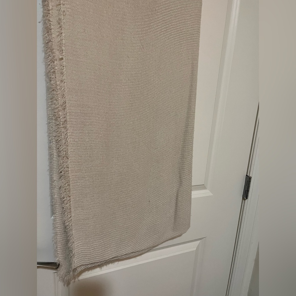 Large taupe shawl super cozy soft and bouncy